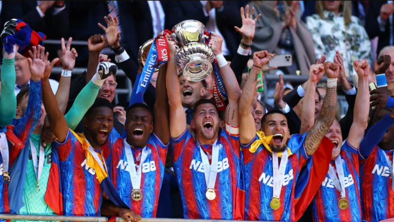 The FA Cup after the win over Man City was the first major trophy in Palace&rsquo;s history