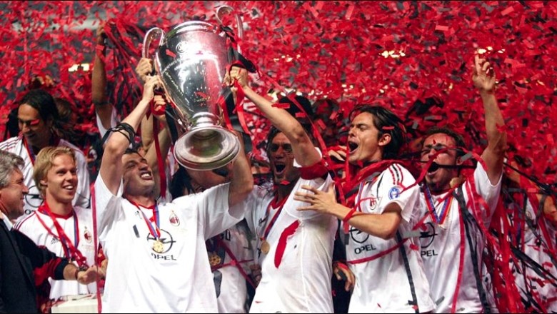 Milan defeated Juventus on penalties to win the 2002/03 Champions League