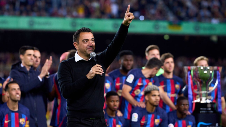 As a manager, Xavi has also led Barcelona to a La Liga title