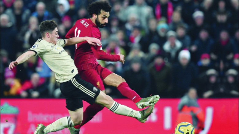 Salah used his speed to beat Daniel James, and scored the winning goal against Man United
